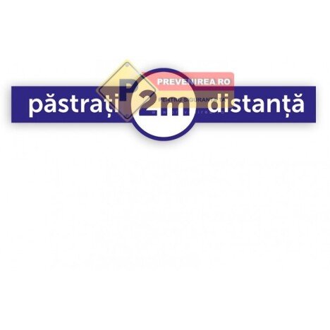 Banda albastra pastrati distanta